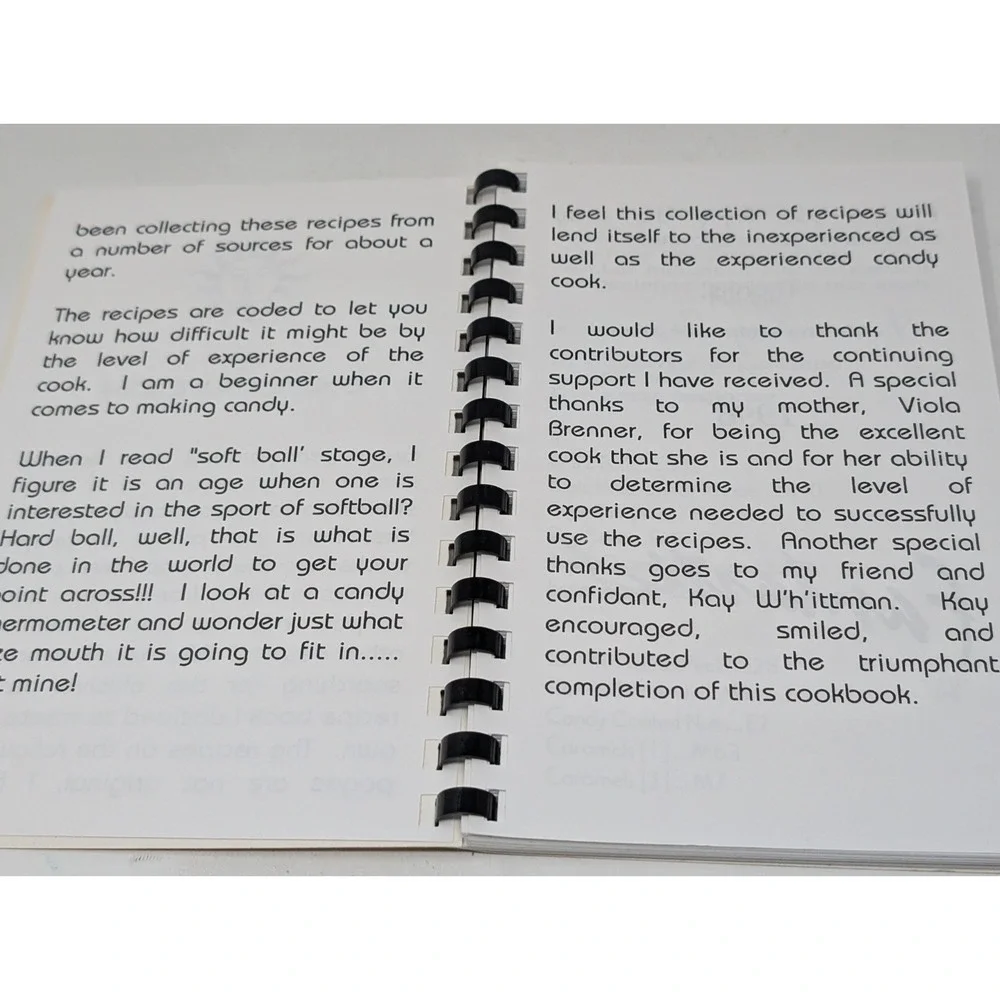 The Candy Cookbook By Sherrie Kay Brenner‎ 1996 90s 1990s Desserts